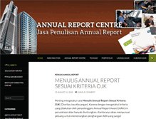 Tablet Screenshot of penulisannualreport.com